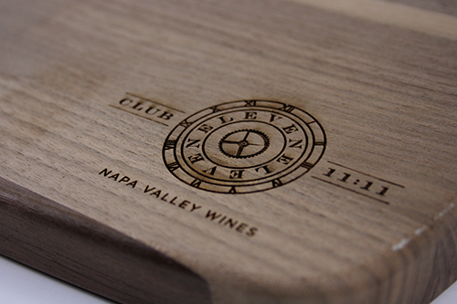 Laser Engraved Rubber Wood Cutting Board 14 x 10 - Made by Local