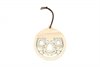 Round Christmas Ornament with Bells