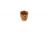 Olive wood shot glass 2.16" x 1.7" (5.5cm x 4.5cm)